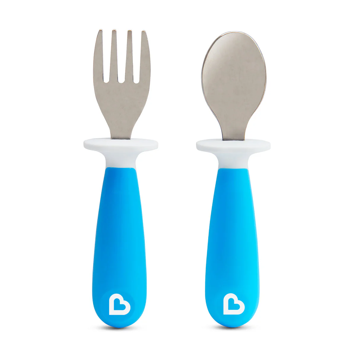 Munchkin Fork and Spoon Blue set